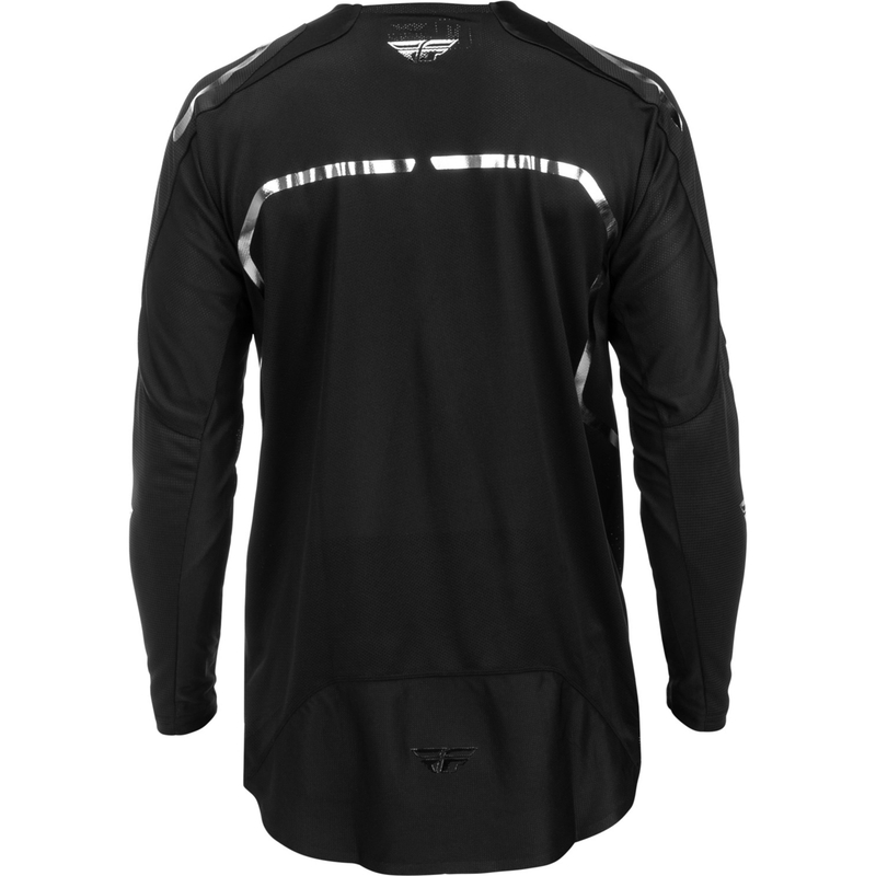 Maglia da motocross FLY Racing Evolution SA nera-argento
