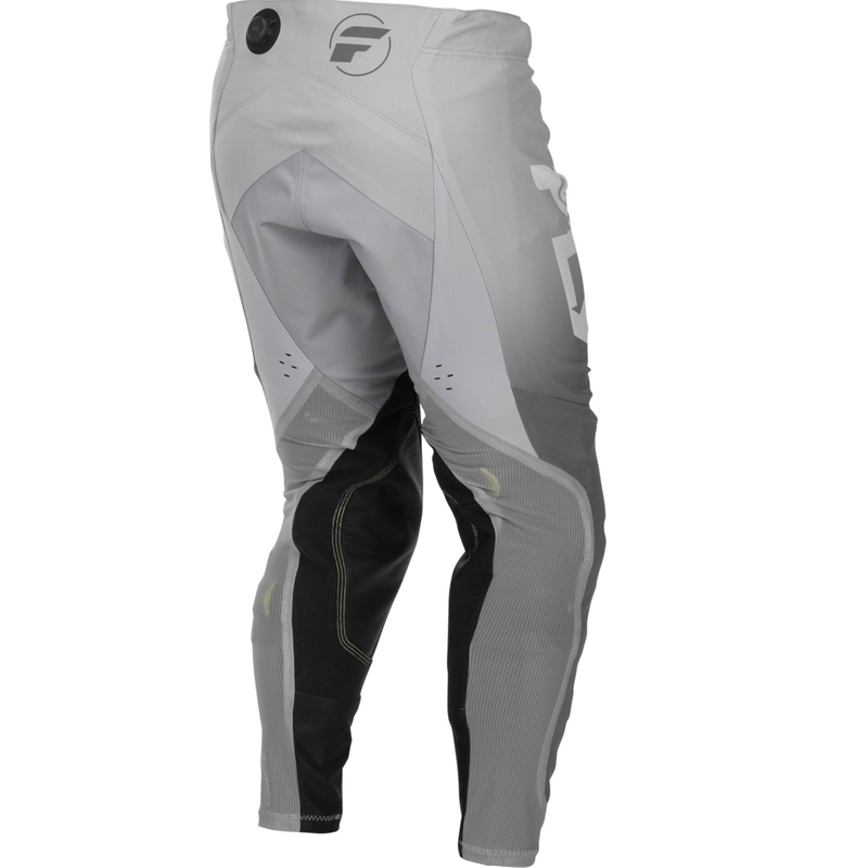 Pantaloni da motocross FLY Racing Evolution bianco-grigio