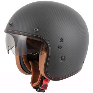 Casco Open Face Scorpion Belfast Evo Carbon Nero Opaco