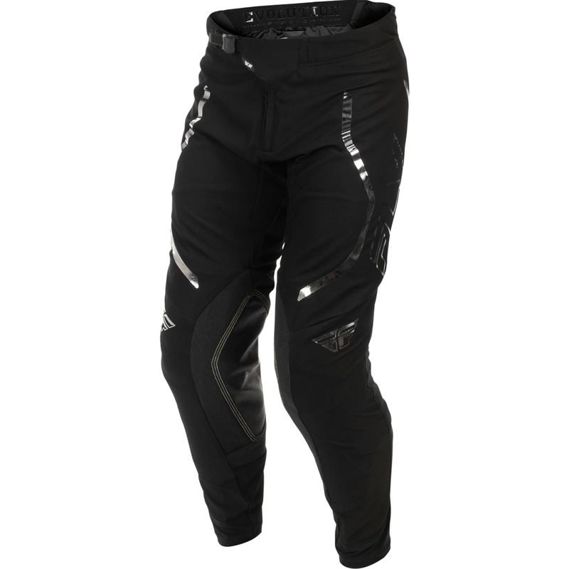 Pantaloni da motocross FLY Racing Evolution SE nero-argento