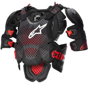 Protettore per il corpo Alpinestars A-10 2 nero-antracite-rosso