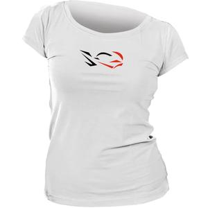 T-shirt funzionale da donna nanosilver® RIDE bianca