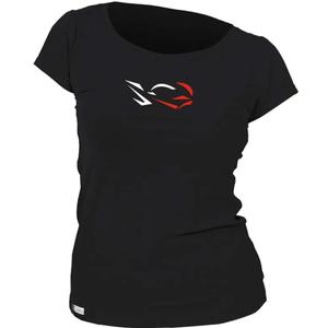 T-shirt funzionale da donna nanosilver® RIDE nera