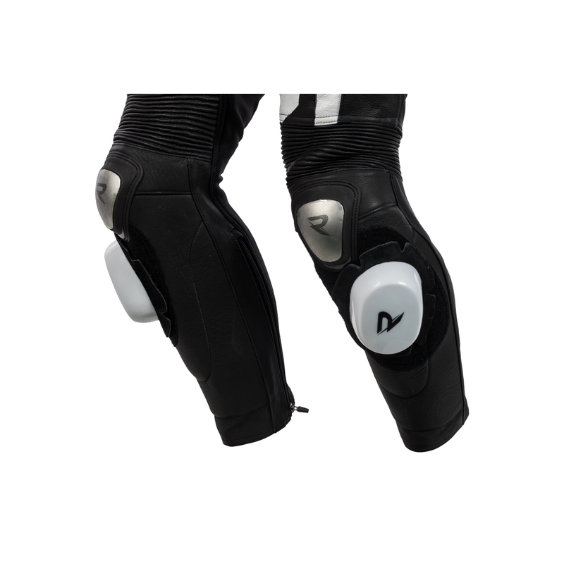 Tuta da uomo Street Racer Fasttrack in bianco e nero Saldi