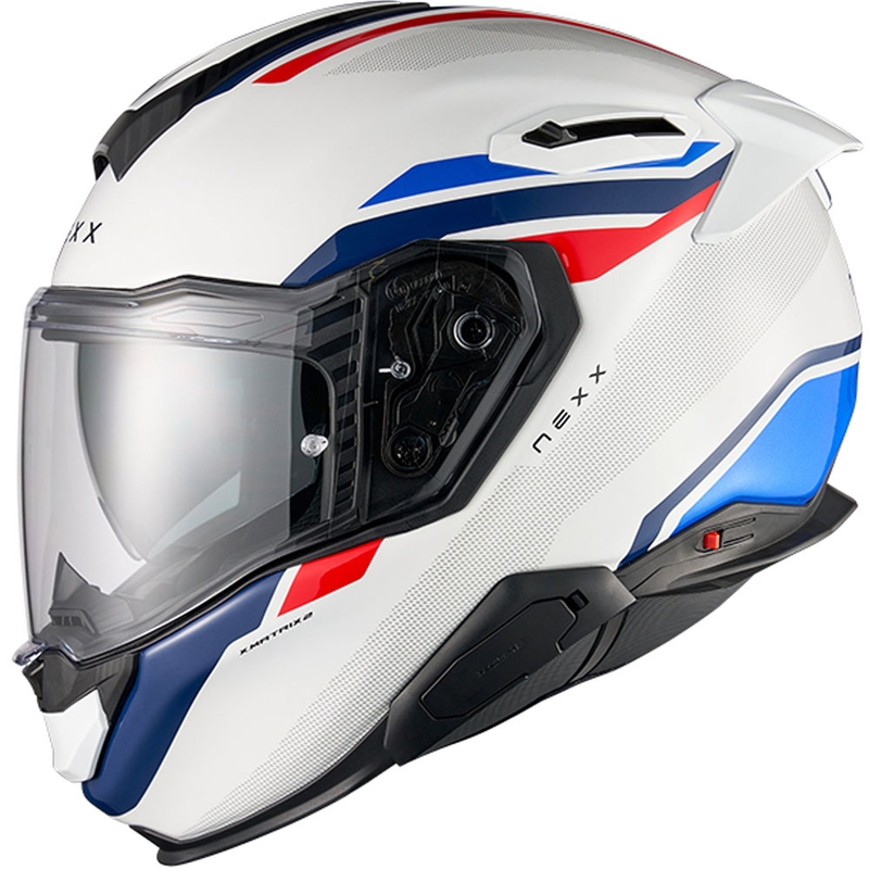Casco integrale da moto Nexx X.TR Quanta bianco-blu