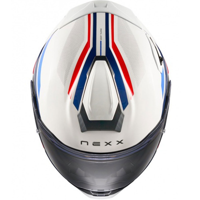 Casco integrale da moto Nexx X.TR Quanta bianco-blu