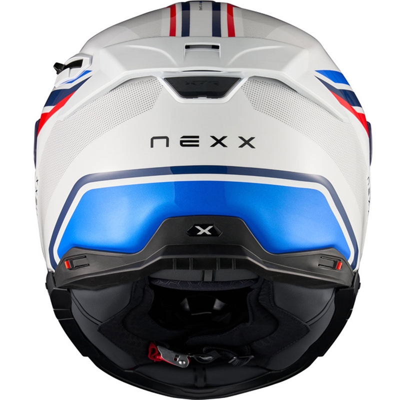 Casco integrale da moto Nexx X.TR Quanta bianco-blu