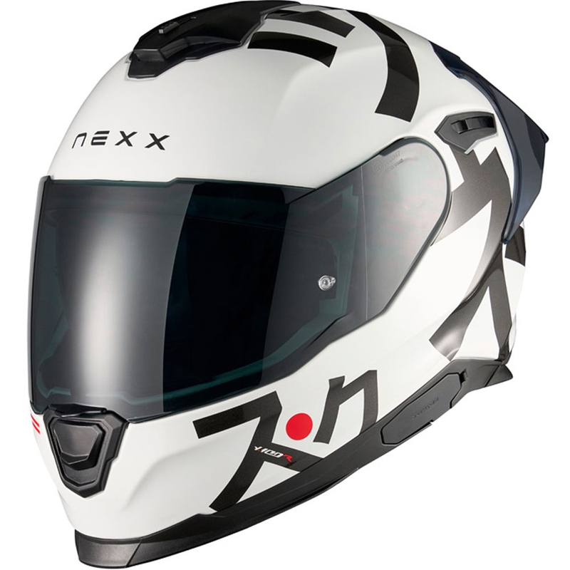 Casco integrale da moto Nexx Y.100R Nippon bianco