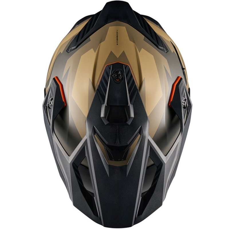 Casco moto enduro NEXX Y.TRAVL Primal grigio sabbia opaco