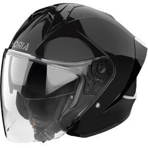 Casco da moto Airoh H21 Color Open Face Nero