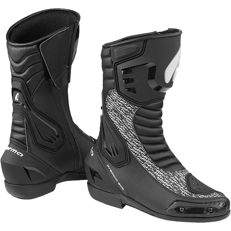 Stivali da moto Forma Freccia EVO nero-bianco
