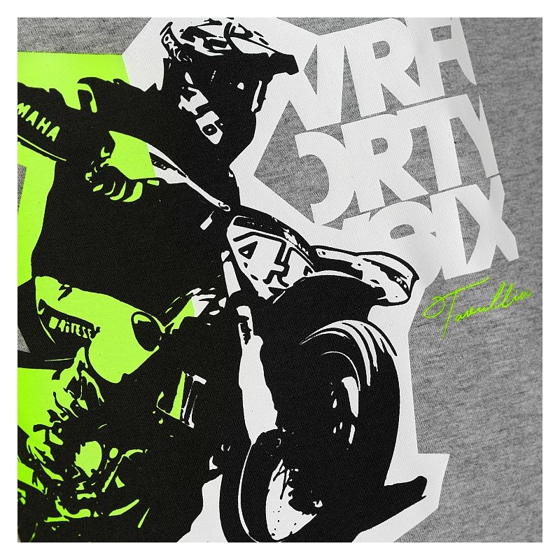 Dětské triko VR46 Valentino Rossi šedé