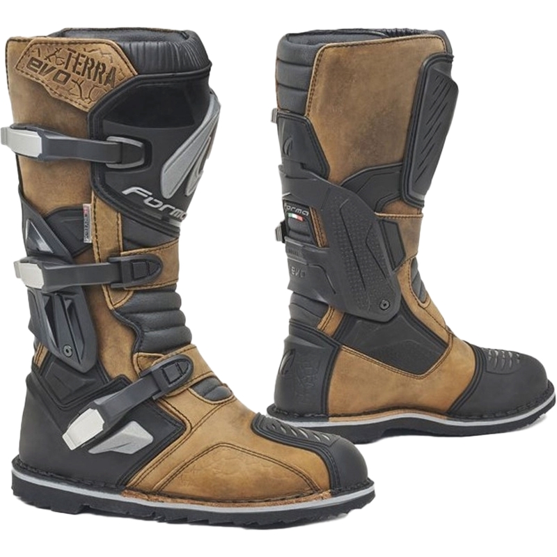 Stivali da moto Forma Terra Evo WP marrone
