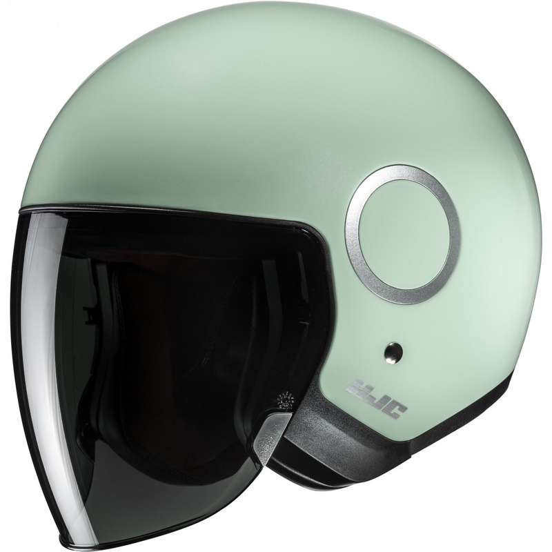 Casco da moto jet HJC RPHA 40 Solid verde pastello