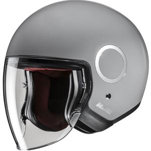 Casco da moto jet HJC RPHA 40 Solid grigio
