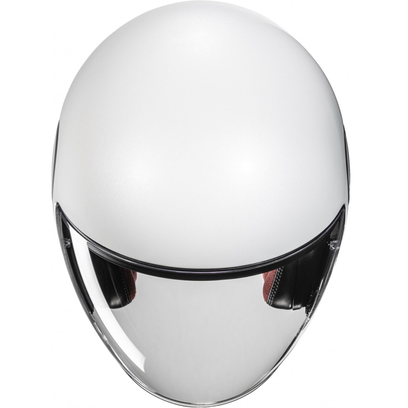 Casco da moto jet HJC RPHA 40 Solid bianco perla