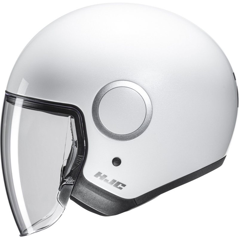 Casco da moto jet HJC RPHA 40 Solid bianco perla