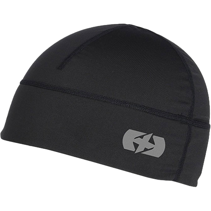 Set di 2 berretti da casco in cotone Oxford nero
