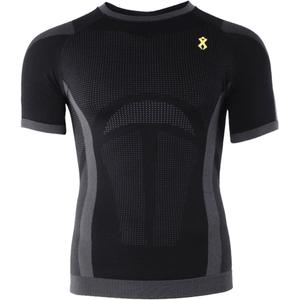 T-shirt funzionale da uomo Rilax Noah nero - manica corta