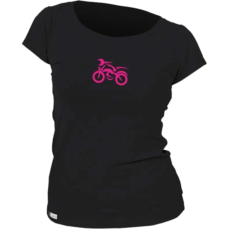 T-shirt donna nanosilver® MOTOLADY nero