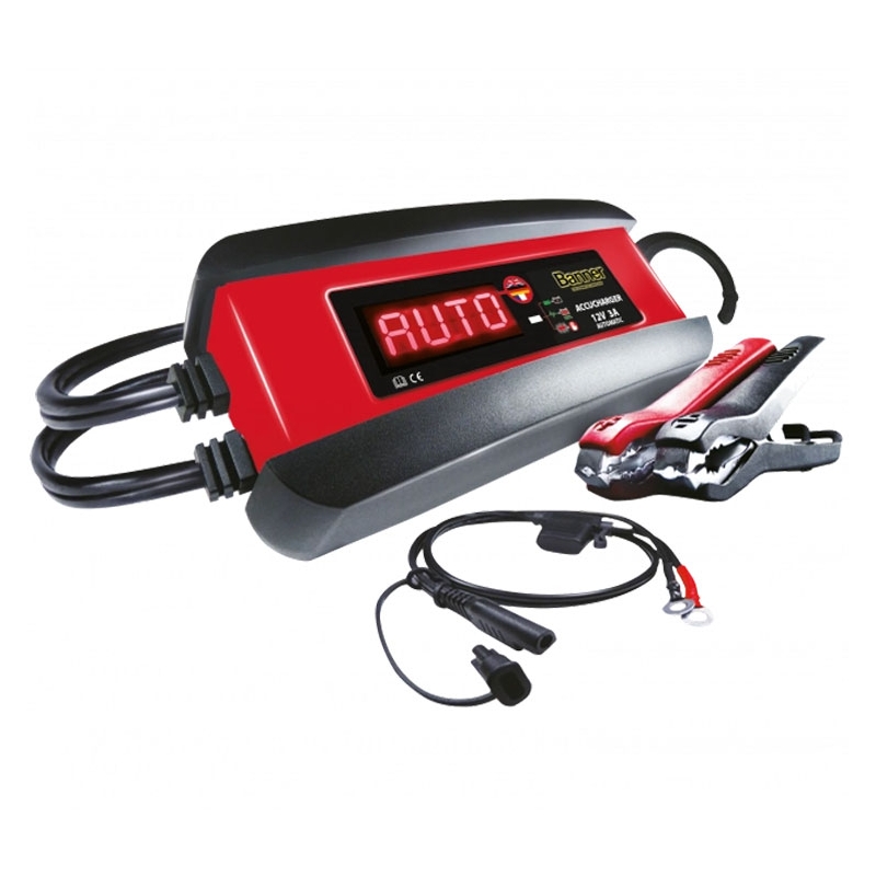 Caricabatterie Banner Accucharger 3A per batterie da 12V