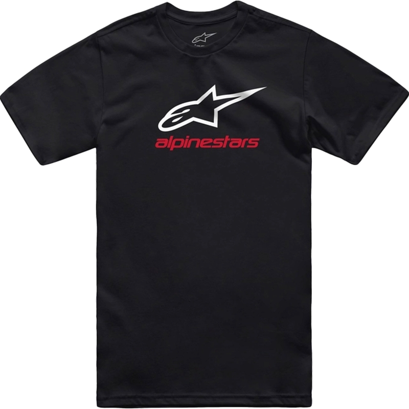 Maglietta Alpinestars Always 2.0 CSF nero-bianco-rosso