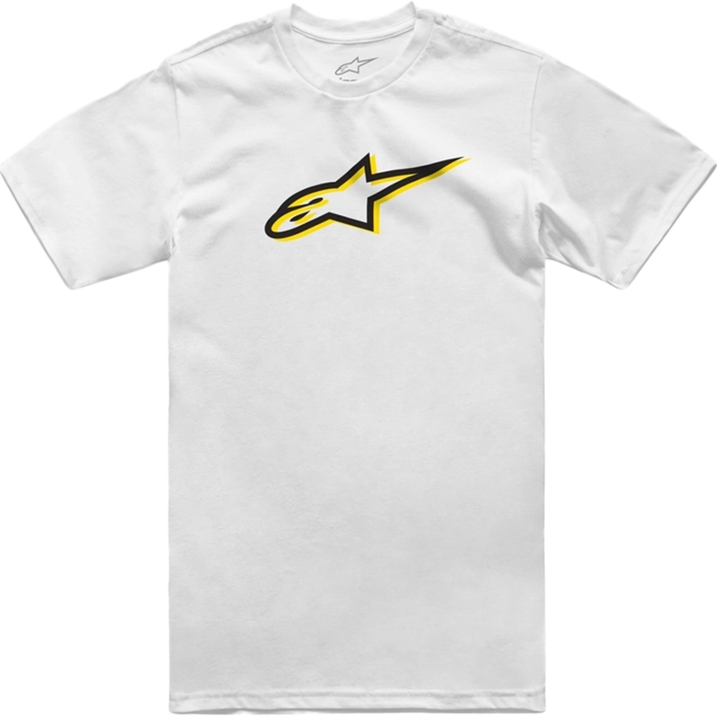 T-shirt Alpinestars Ageless Shadow CSF bianco-nera