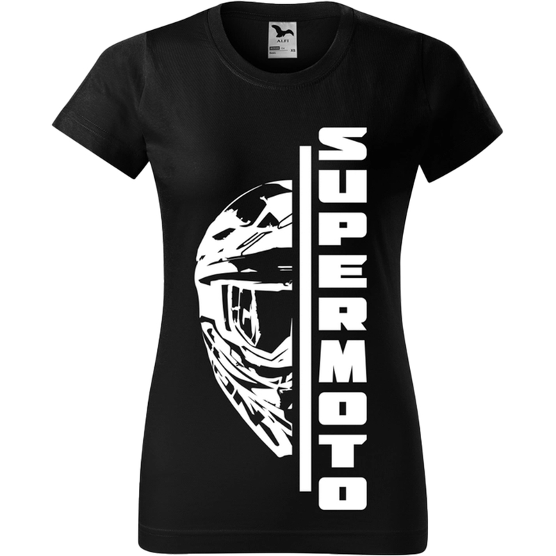 T-shirt donna SUPERMOTO nero