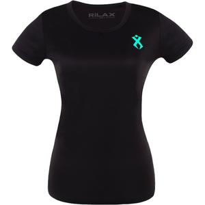 T-shirt funzionale da donna Rilax Hrama nero