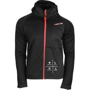 Giacca softshell MotoZem Racing Team nero-rosso