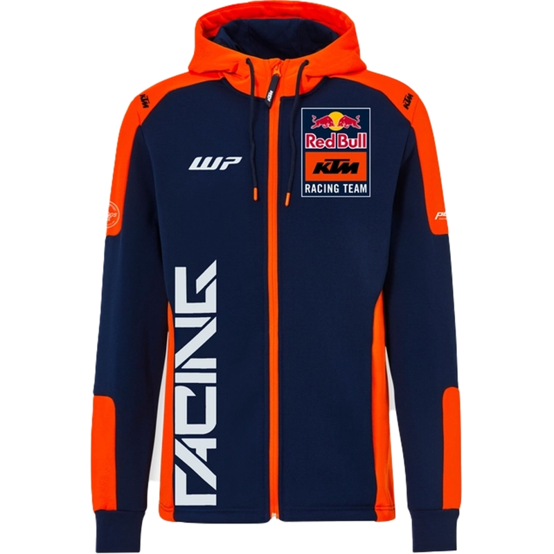 Felpa con cappuccio KTM Replica Team blu-arancio