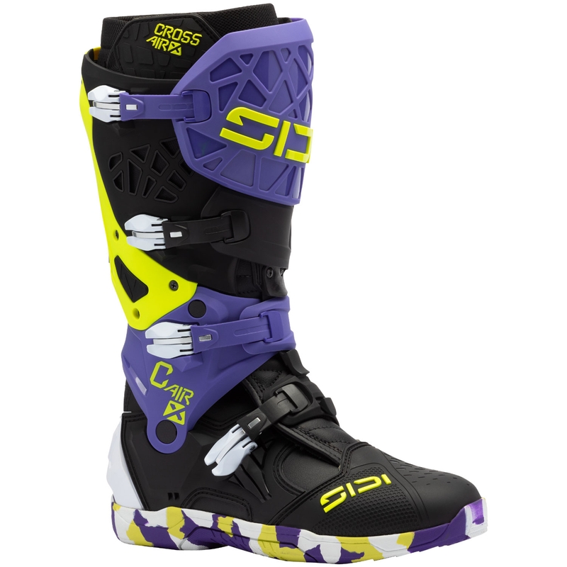 Stivali da moto SiDi Crossair X nero-viola