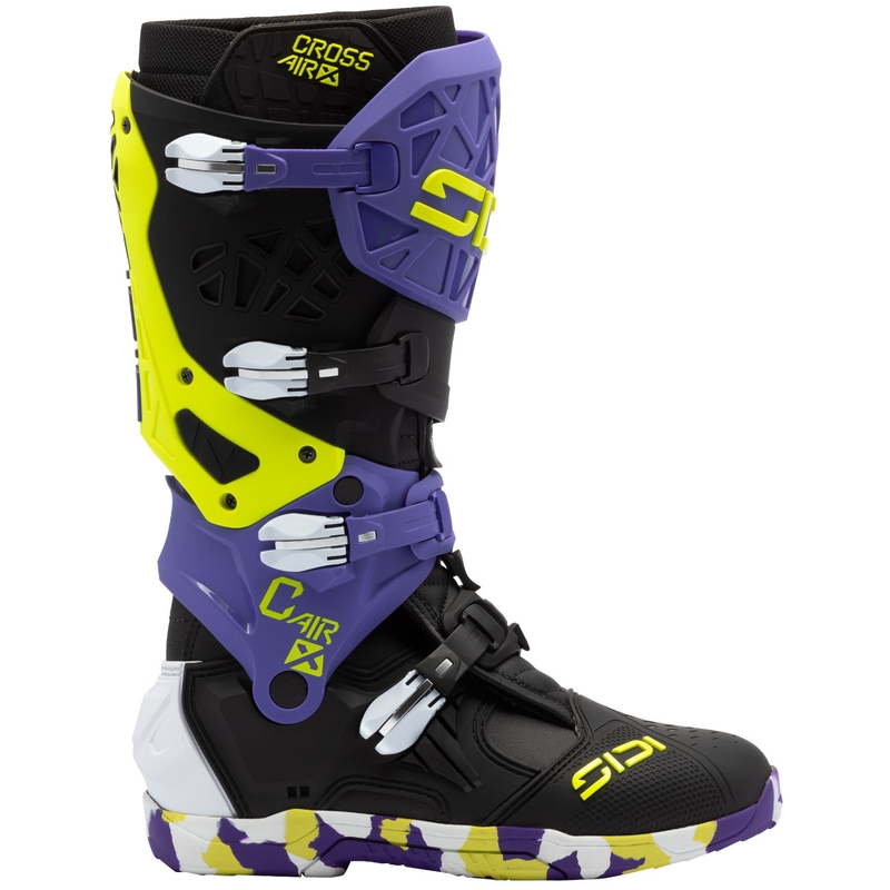 Stivali da moto SiDi Crossair X nero-viola