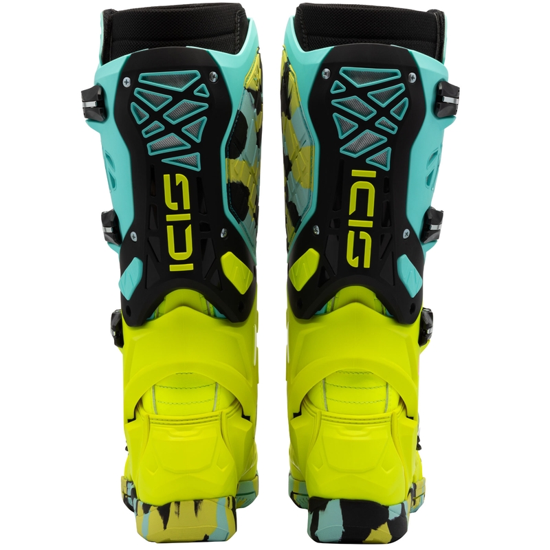Stivali da moto SiDi Crossair X giallo menta-fluo