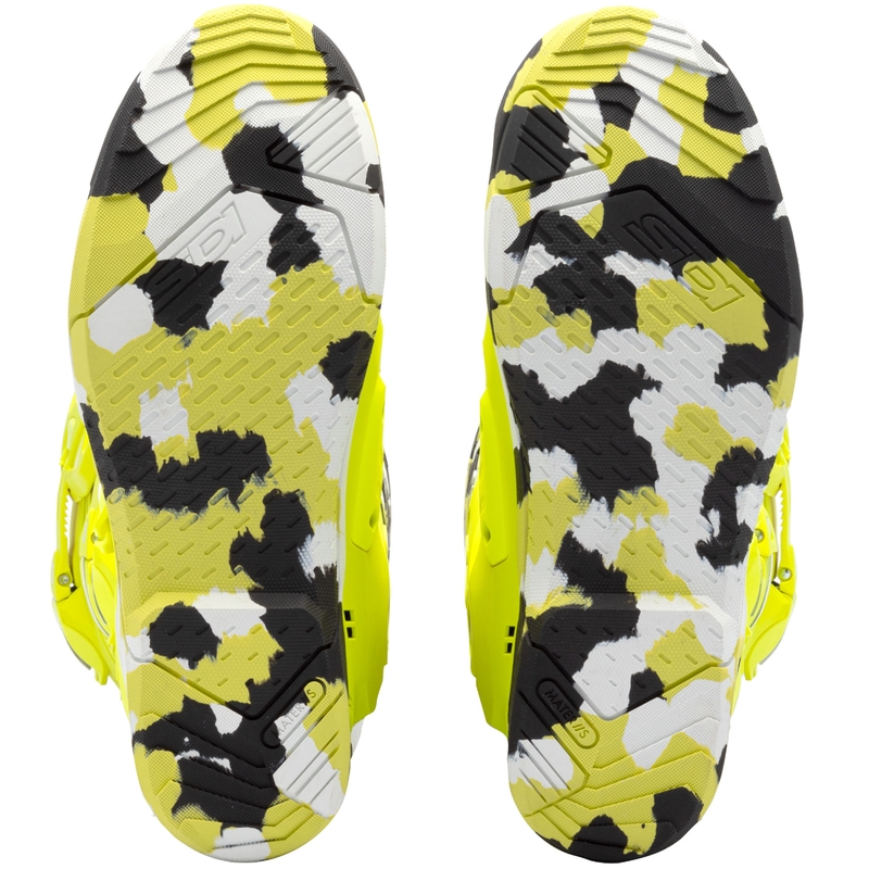 Stivali da moto SiDi Crossair X RACR001 nero-giallo fluo