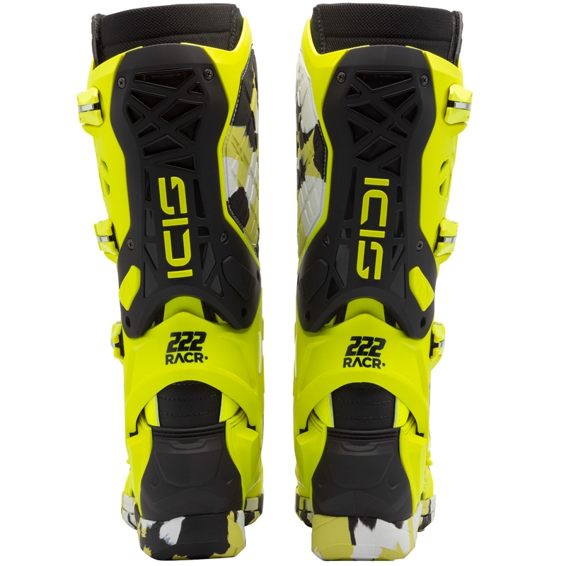 Stivali da moto SiDi Crossair X RACR001 nero-giallo fluo