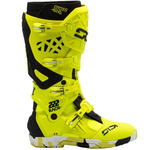 Stivali da moto SiDi Crossair X RACR001 nero-giallo fluo