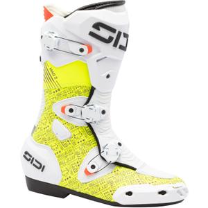 Stivali da moto SiDi MAG 2 Air BTA001 bianco-giallo