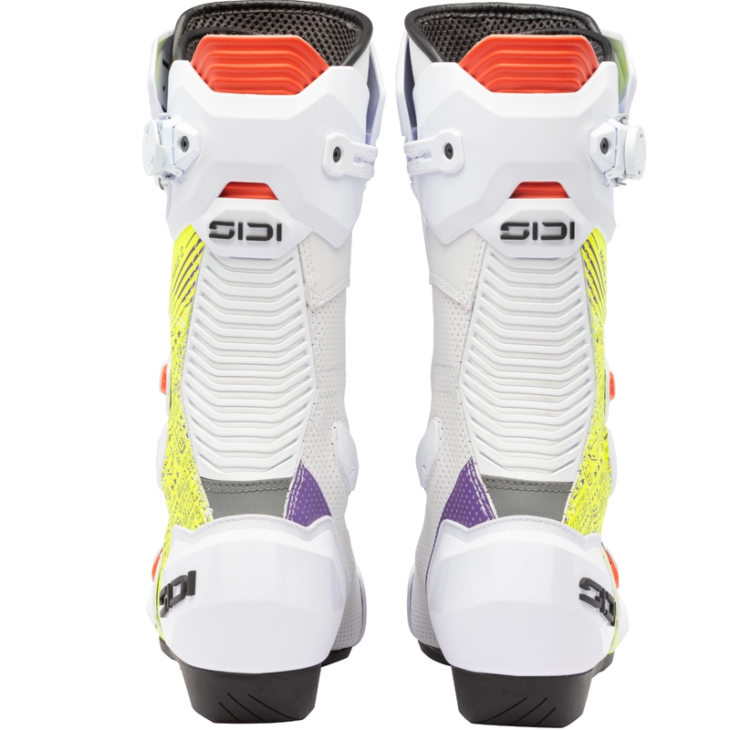 Stivali da moto SiDi MAG 2 Air BTA001 bianco-giallo
