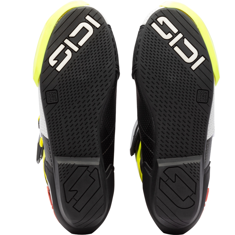 Stivali da moto SiDi MAG 2 Air giallo fluo-corallo fluo