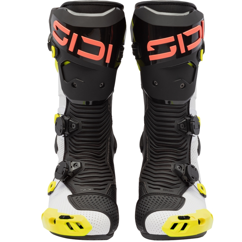 Stivali da moto SiDi MAG 2 Air giallo fluo-corallo fluo
