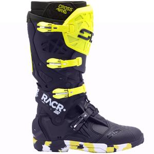 Stivali da moto SiDi Crossair X RACR002 giallo fluo-nero