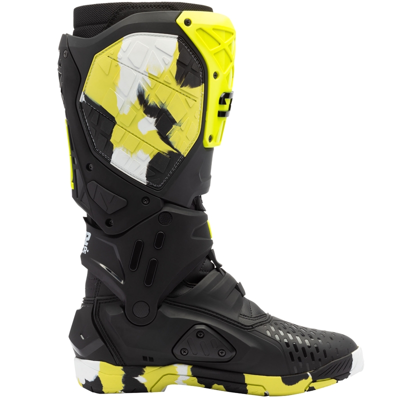 Stivali da moto SiDi Crossair X RACR002 giallo fluo-nero