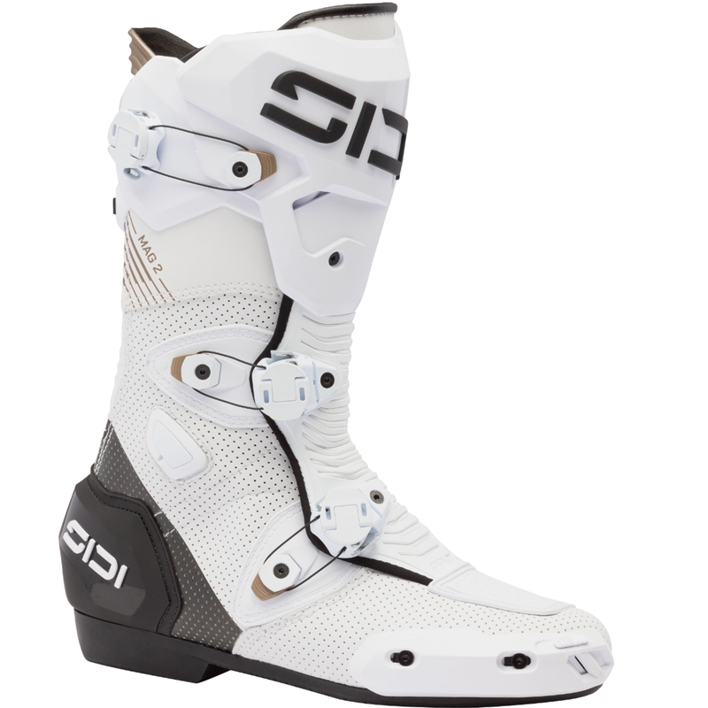 Stivali da moto SiDi MAG 2 Air bianco-nero