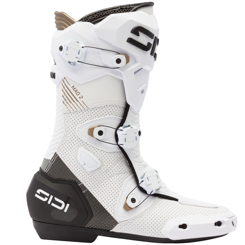 Stivali da moto SiDi MAG 2 Air bianco-nero