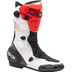 Stivali da moto SiDi MAG 2 Air bianco-nero-rosso