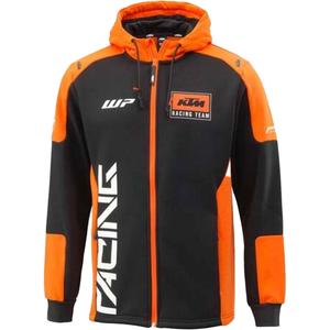 Felpa con cappuccio KTM Team Zip nero-arancio