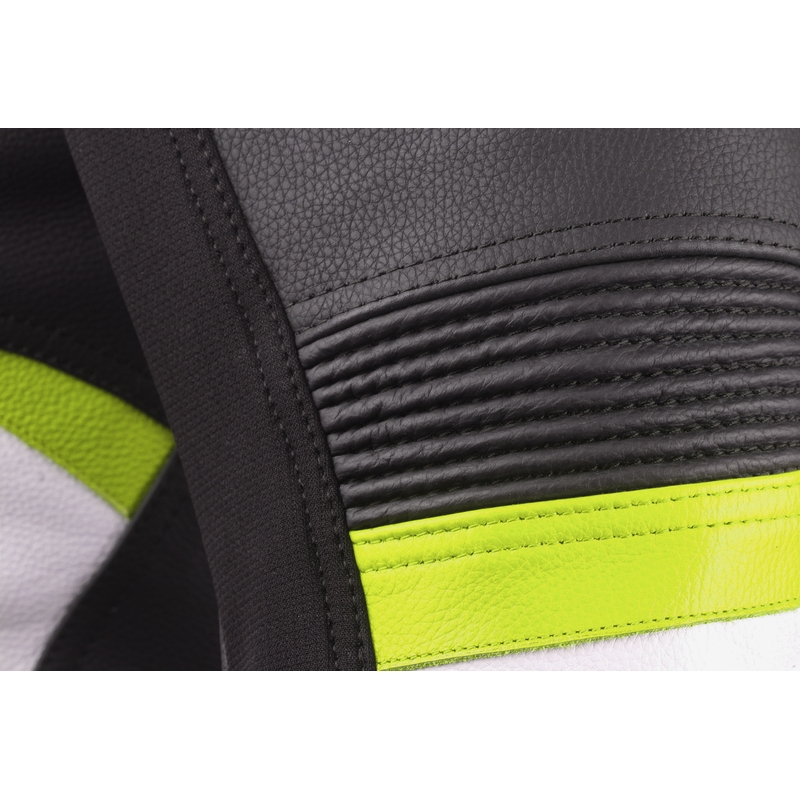 Bunda na motorku Street Racer Bexter černo-bílo-fluo žlutá výprodej