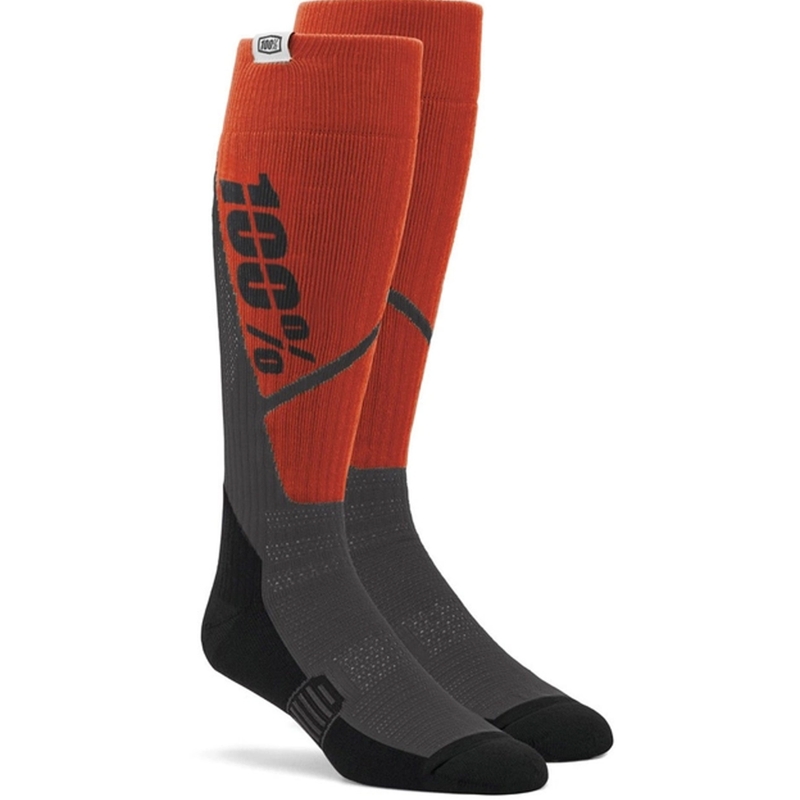 Calzini 100% - USA Torque MX grigio-arancio
