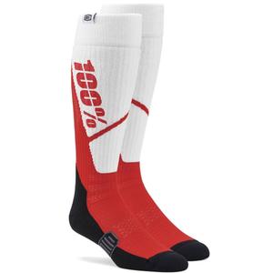 Calzini 100% - USA Torque MX bianco e rosso